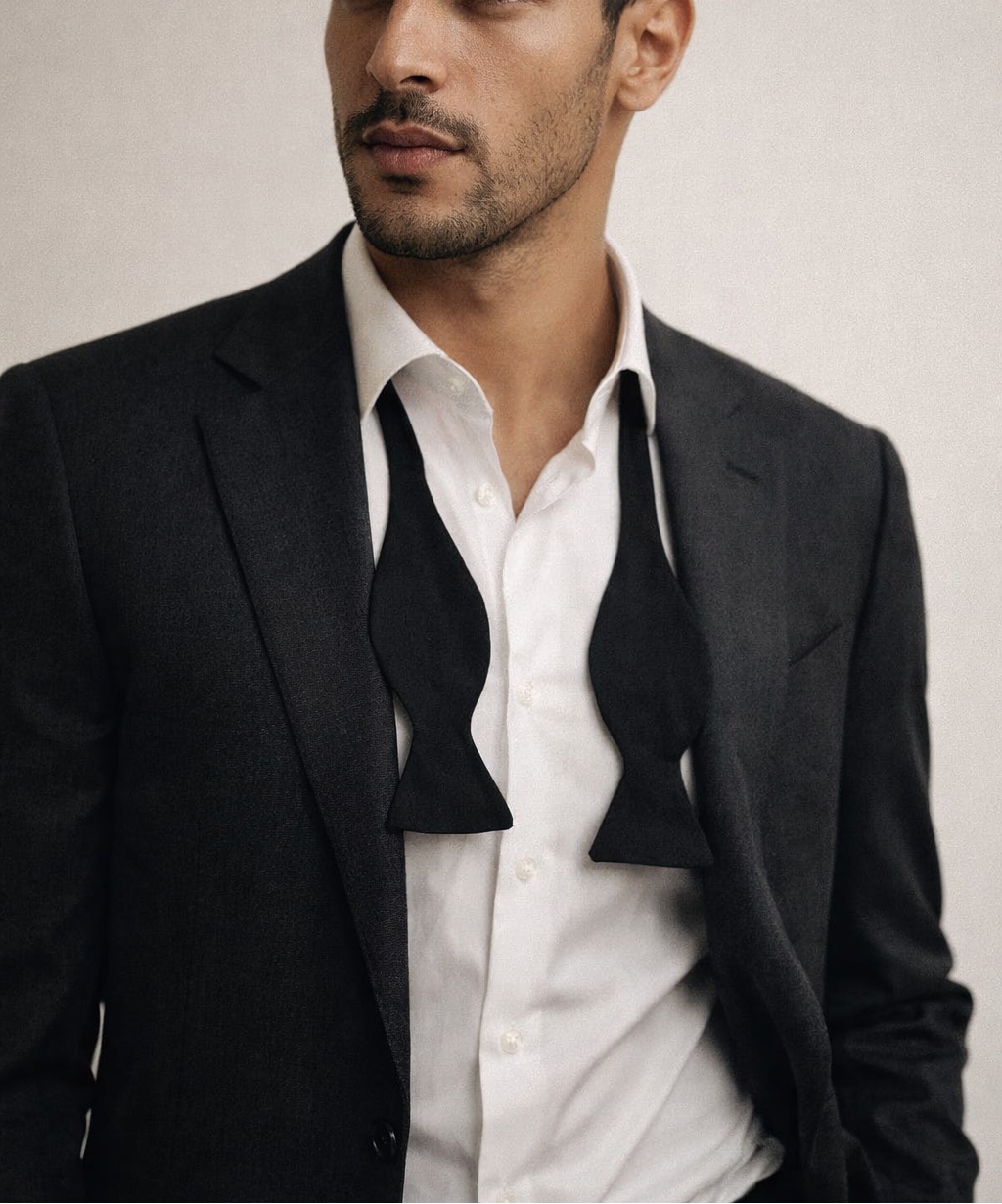 First Formal - Bowtie in matte black.